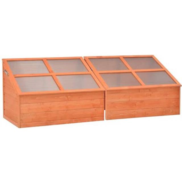 Växthus trä 180x57x62 cm