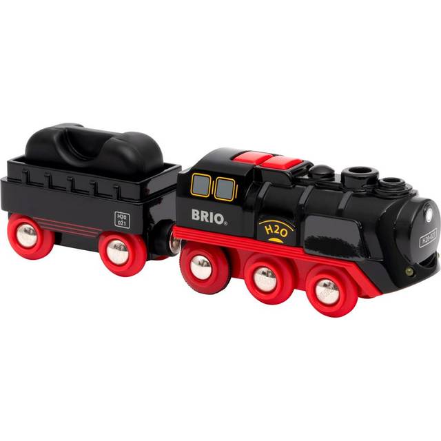 BRIO World Batteridriven Ånglok med Vattentank, från 3 år