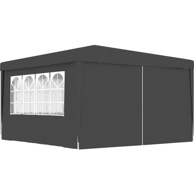 festtelt med sidevægge 4x4 m 90 g/m² blå
