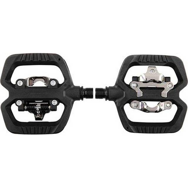 LOOK Cycle - Pedali da Bici GEO Trekking - Pedali Robusti e Ibridi, 1 Lato Automatico, 1 Lato Piatto - Ideali per Tutti gli Spostamenti, in Città, su Strada e sui Sentieri - Pedali + Tacchette EASY