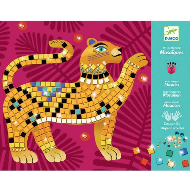Djeco Mosaics Art by Numbers - Deep in the Jungle