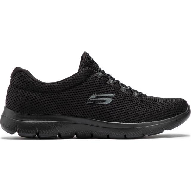 Skechers för kvinnor. 12985 Trainer toppar svart (39), Tyg, Casual - Svart (39)