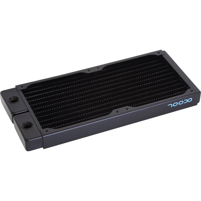 Alphacool NexXxoS ST25 Full Copper 240mm Single Fan Radiator - Black