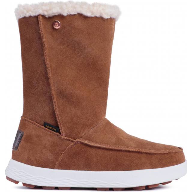 Jack Wolfskin Dam Auckland Wt Texapore Boot H W snöstövlar, Desert Brown White, 39.5 EU