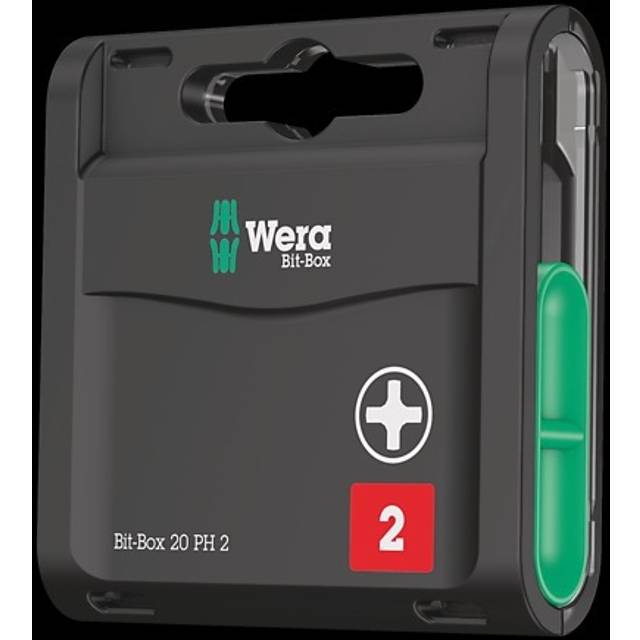 Wera 05057750001 Bit-Box 20 PH PH 2 x 25 mm 20 Piece