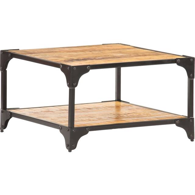 vidaXL Solid Mango Wood Coffee Table Wooden Accent Couch Side Sofa End Table