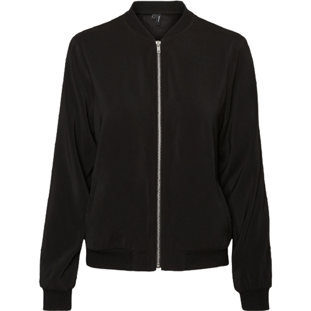Bomber Jacket - Black - XS