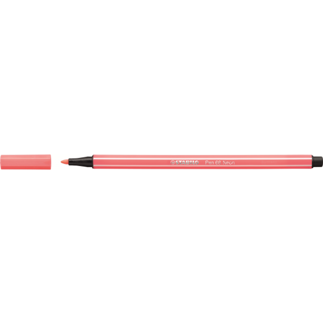 Stabilo Pen 68 040  Flour. Röd