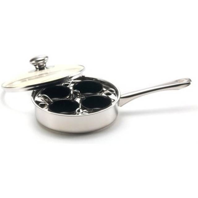 Demeyere Specialties 3 Egg Poacher 4 inserts, silver - nosize