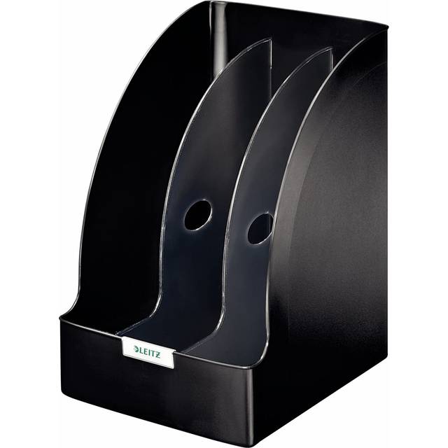 Jumbo Plus Magazine File - Black (32.1cm H X 21.3cm W X 25cm D)