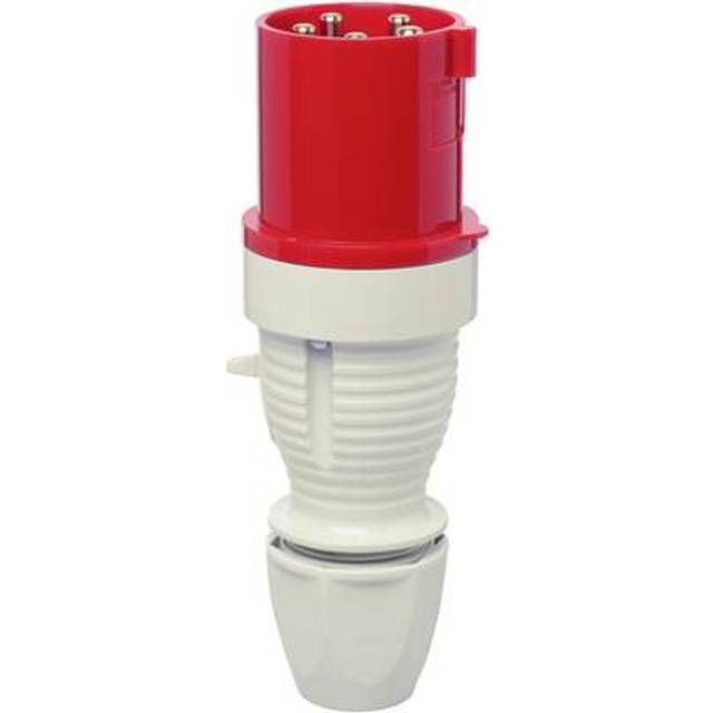 262 - CEE plug 63A 5p 6h 400 V (50+60 Hz) red 262