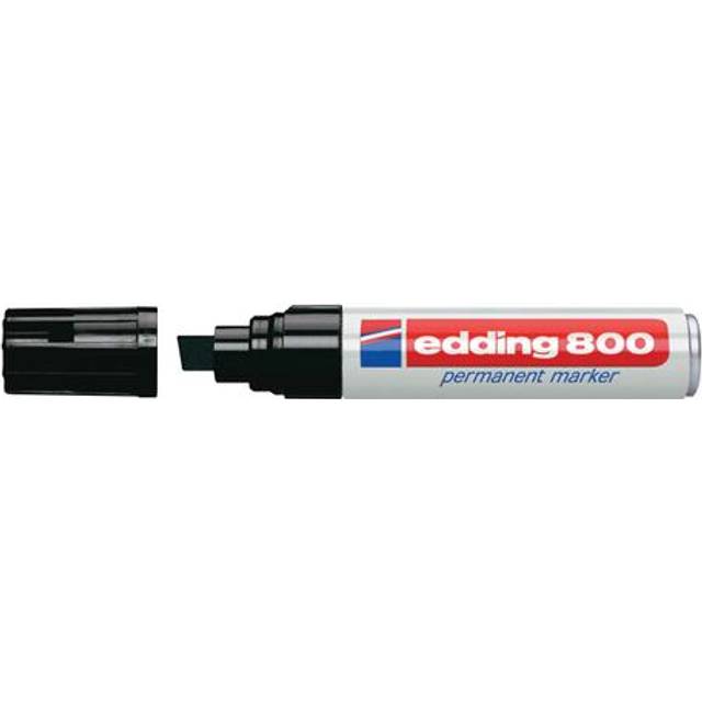 Märkpenna permanent 4.0mm - 12.0mm | Edding 800 | svart