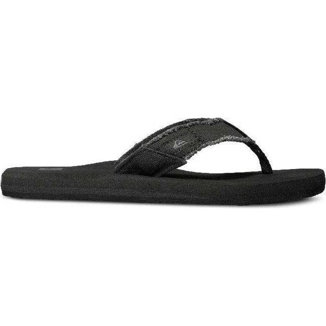 Boy's Quiksilver Kids Monkey Abyss Flip Flops - Black - Size: 10K