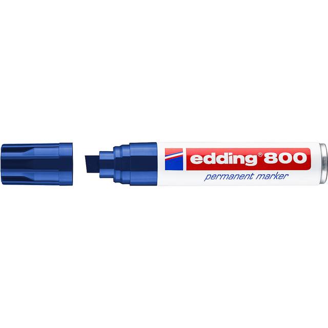 Märkpenna permanent 4.0mm - 12.0mm | Edding 800 | blå