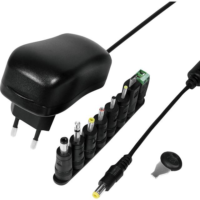 LogiLink PA0167 universalnätdel, 12 W svart