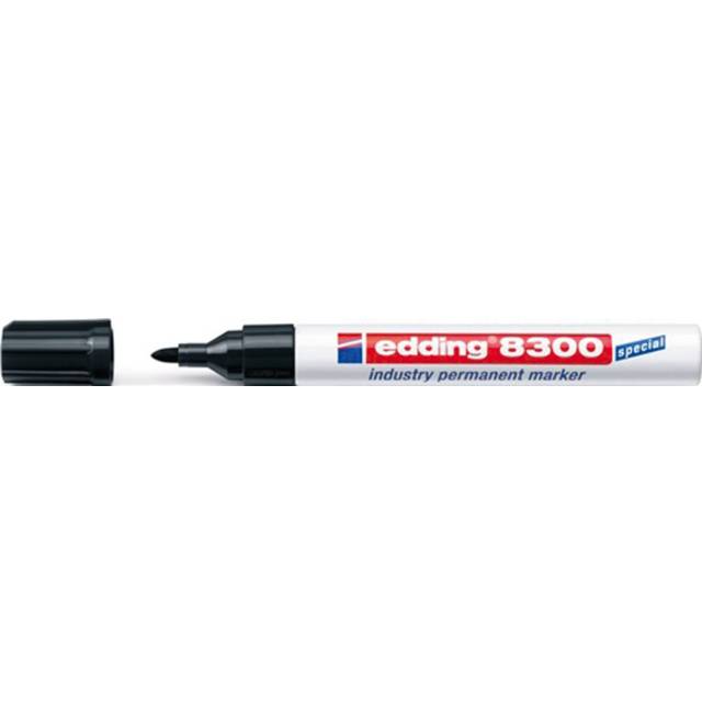 Edding 8300 industry 4-8300001 Permanent bläckpenna Svart vattensäker: Ja