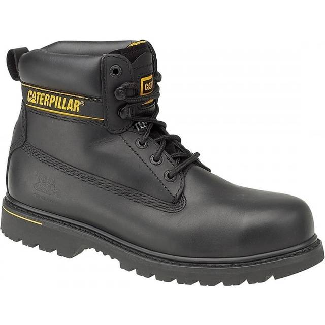 'Holton' Leather Safety Boots - Black - 8