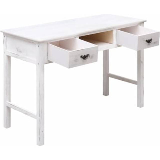 vidaXL Console Table Black 110x45x76 cm Wood