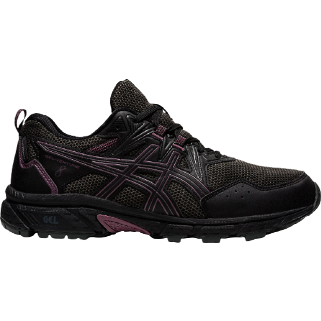 Asics gel-venture 8 waterproof womens black trainers