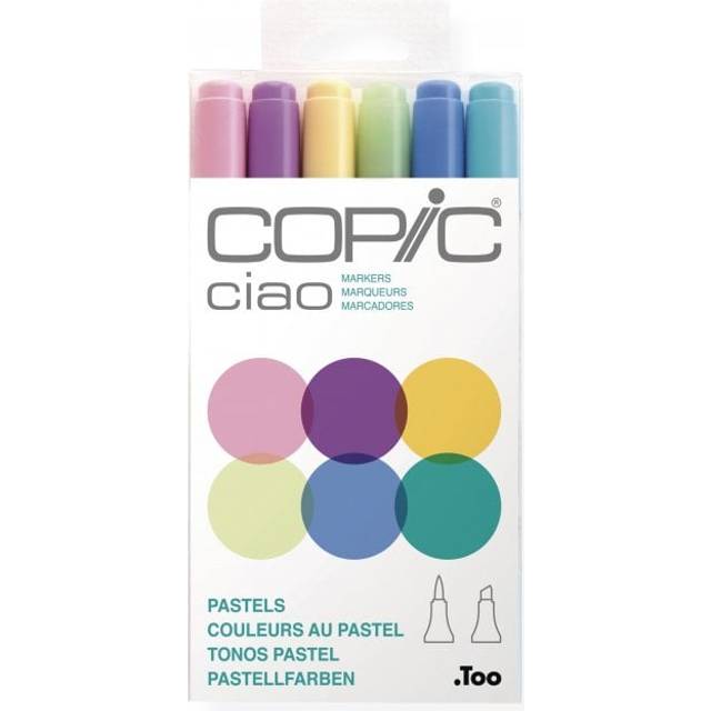 Copic Ciao Set of 6 Assorted - Pastel