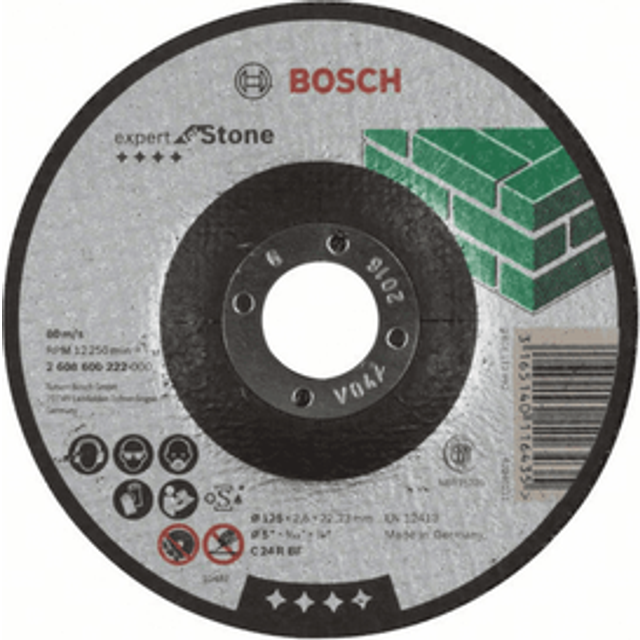 Bosch C24R BF Depressed Stone Cutting Disc 125mm