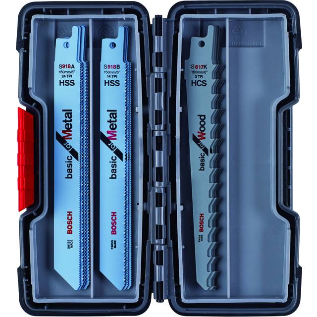 Bosch 2607010901 15 Piece Sabre Saw Set with Box