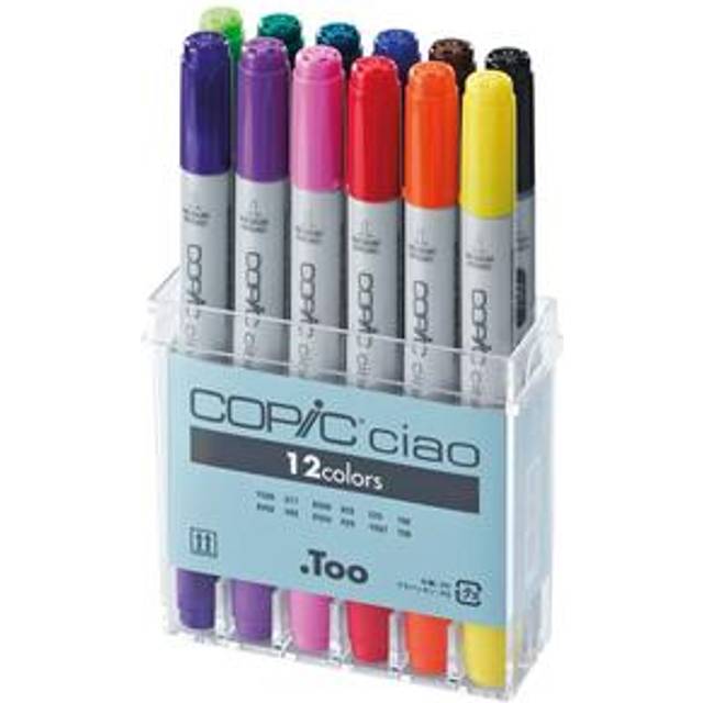 Copic CIAO Marker, Multicoloured, Set of 12, Multi