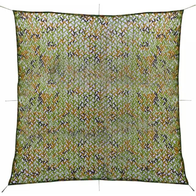 vidaXL Camouflage Netting with Storage Bag 4x4 m - Green