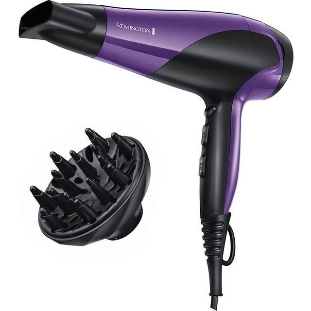Remington Powerful Hair Dryer for professional fast styling with Ionic Conditioning for Frizz Free Hair - Diffuser & Concentrator Attachments
