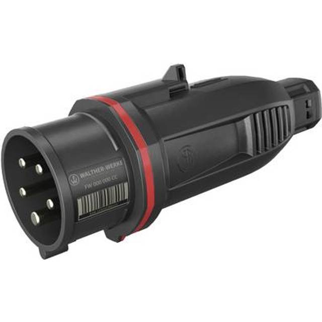 FW210506CC - CEE plug 16A 5p 6h 400 V (50+60 Hz) red FW210506CC
