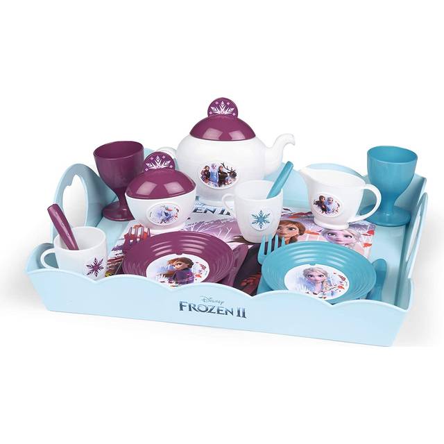 Disney 310513 Frozen 2 Kids Party Set | Pretty Tray with 17 Accessories Including Play Cutlery | Ages 3+, Plateau Tea Time XL