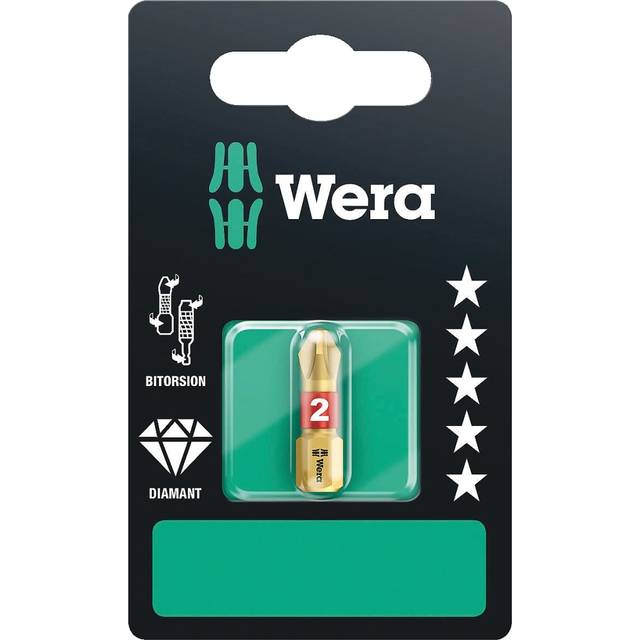 Wera 05073333001 851/1 BDC Premium Plus Phillips PH2 Screwdriver Bit