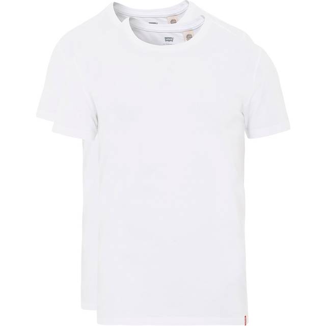 Levis  T shirt SLIM 2PK CREWNECK 1  - EU XL - White - EU XL