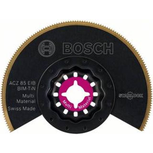 Bosch - acz 85 eib 85mm BiM-TiN Segment Starlock Multi-Tool Blade For Multi-Material Pack Of 10
