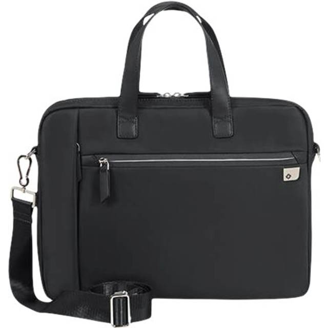 Samsonite Eco Wave - 15,6 tums bärbar dator med 1 Compakment, 39 cm, 10 L, svart (svart)