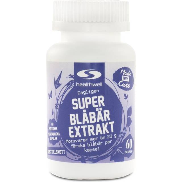 Healthwell Blåbär Extrakt, 60 kaps