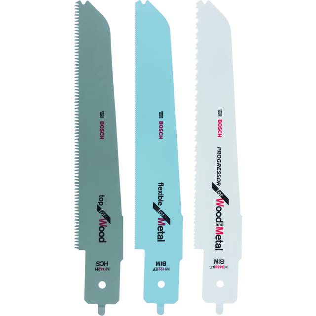 Bosch 2608656934 Mixed Sabre Saw Blades, Pack of 3