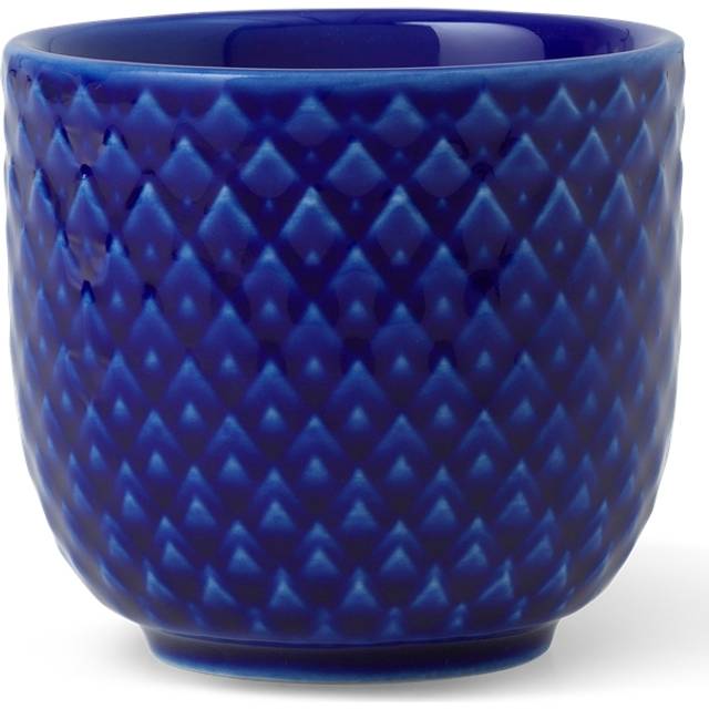 Lyngby Porcelæn - Rhombe Æggebæger, Ø 5 cm, rosa
