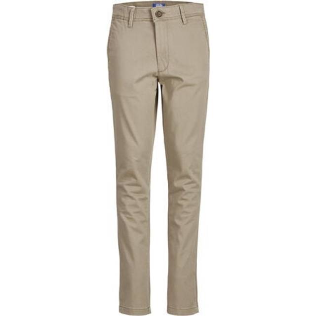 JACK & JONES Boy Chino byxor chinos byxor för pojkar, Beige, 158