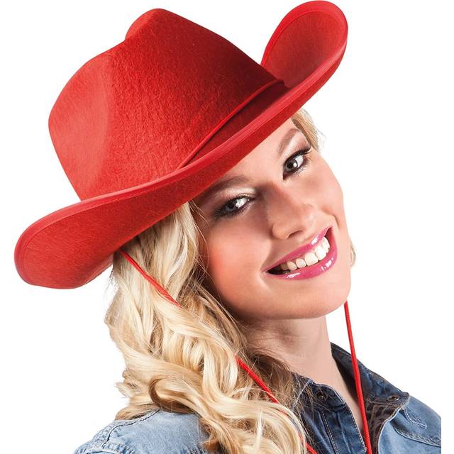 Cowboyhatt Rodeo Röd - One size