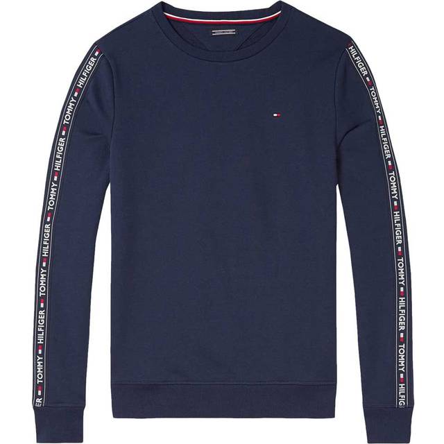 Tommy Hilfiger Men's Logo Tape Lounge Sweatshirt - Navy - Size: 9.5/13/12.5/12/11.5/11/9/16/15.5/15/14.5/14/13.5/10.5/10/40