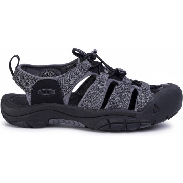 KEEN Newport H2 herr Sandal, Svart stålgrå, 45 EU