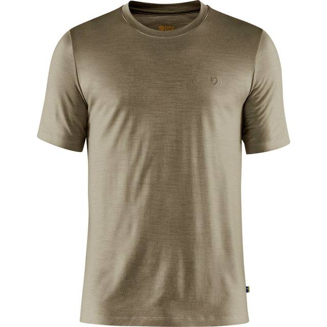 Fjällräven Abisko Wool S/S T-shirt Herr Storlek M Färg beige
