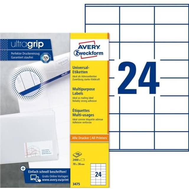 Avery DPS24 White Copier Labels (BOX-100)