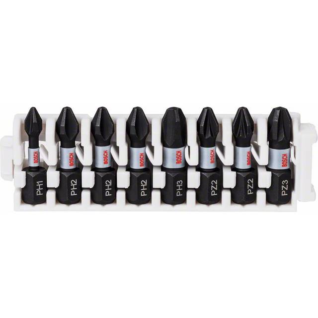Bosch Impact Control Screwdriver Bits Mixed PH & PZ 25mm