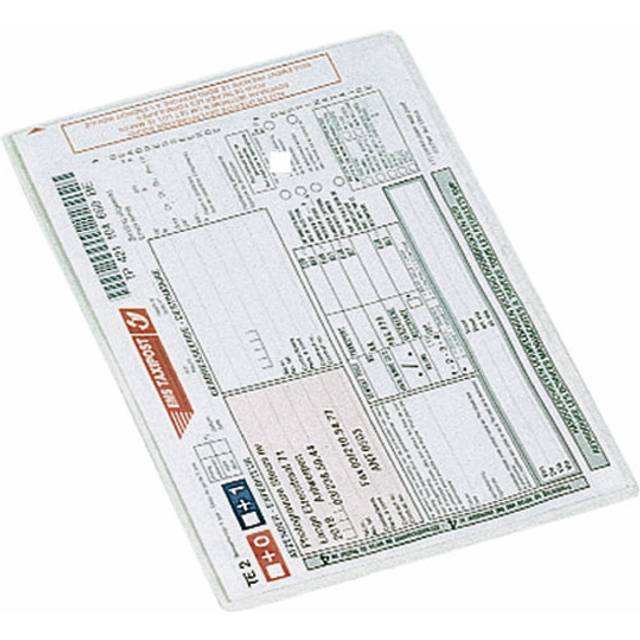 Esselte Card Holder, Pack of 100, A5 Format, Transparent, 105 Micron PP Material, 47775