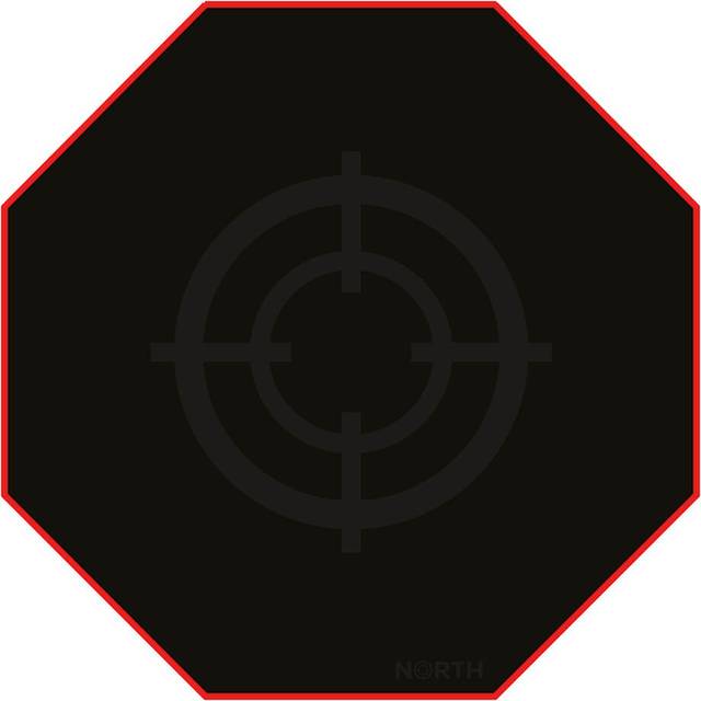 Floor Pad Pro Gaming 100x100 Red/Black