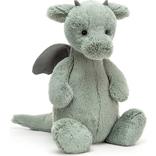 Jellycat Gosedjur - Jättestor - 51x21 cm - Bashful Dragon - Jellycat - One Size - Gosedjur