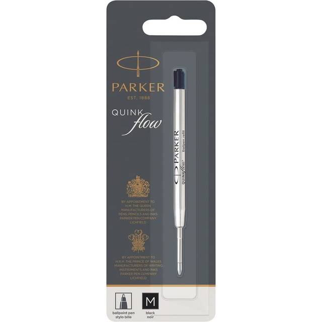 Parker Ballpoint Pen Refill - Medium Nib, Black Ink - A2353