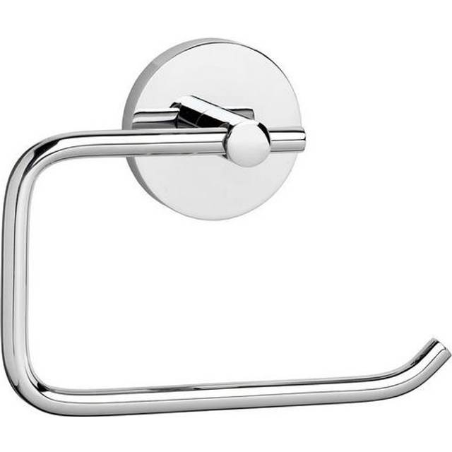 Pendle Wall Mounted Toilet Roll Holder - Chrome (16cm H X 13.5cm W X 4.2cm D)